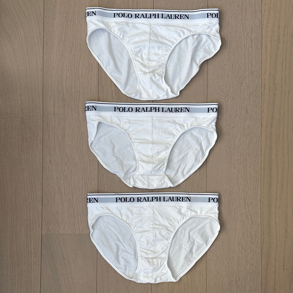 Polo by Ralph Lauren Men's White Briefs